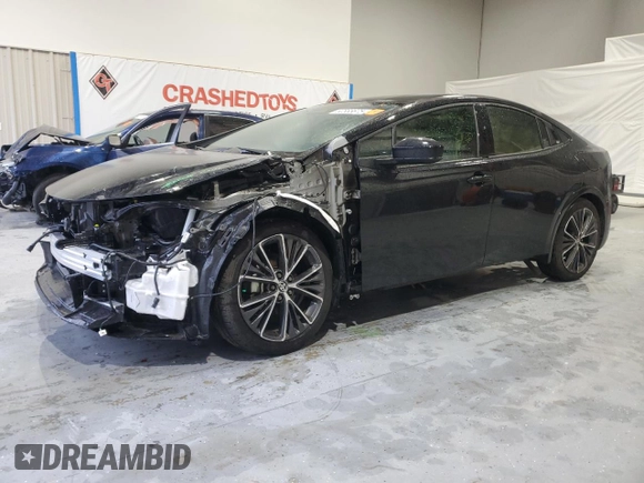 2024 Toyota Prius LE with VIN JTDACAAU4R3033906, listed as a Copart auction lot 52585675 with 589 mi miles and Salvage Title. Bid and sale history available at DreamBid. Image 1.