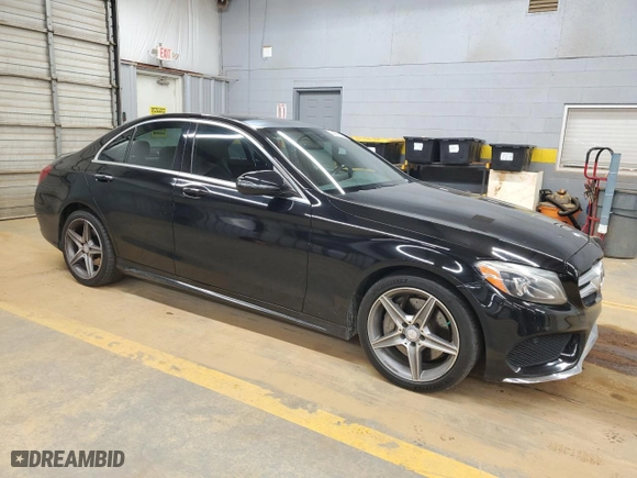 2016 Mercedes-Benz C-Class C 300 Luxury with VIN 55SWF4KBXGU172643, listed as a Copart auction lot 44992155 with 131,756 mi miles and Salvage Title. Bid and sale history available at carsss.com. Image 4.