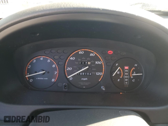 2000 Honda CR-V LX with VIN JHLRD1841YC010235, listed as a Copart auction lot 41779915 with 188,104 mi miles and Salvage Title. Bid and sale history available at carsss.com. Image 9.