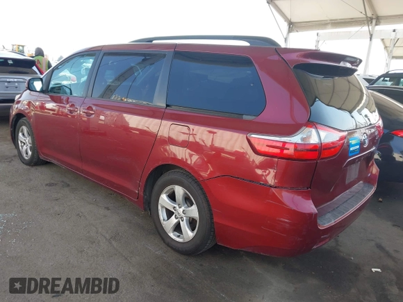 2015 Toyota Sienna LE AAS with VIN 5TDKK3DC7FS563562, listed as a IAAI auction lot 42374720 with 95,040 mi miles and . Bid and sale history available at DreamBid. Image 3.