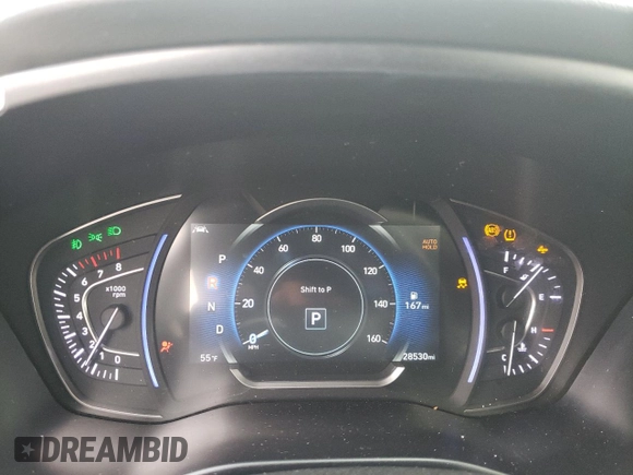 2019 Hyundai Santa Fe Limited with VIN 5NMS53AA2KH106424, listed as a Copart auction lot 72444332 with 28,530 mi miles. Bid and sale history available at carsss.com. Image 9.