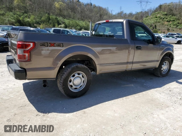 2018 Ford F-150 XL with VIN 1FTMF1EB6JKD46575, listed as a Copart auction lot 50521715 with 158,675 mi miles and Clean Title. Bid and sale history available at carsss.com. Image 3.