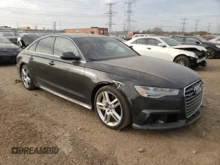 2017 Audi A6 Premium with VIN WAUF8AFC2HN059587, listed as a Copart auction lot 77209814 with 94,537 mi miles and Salvage Title. Bid and sale history available at carsss.com. Image 4.