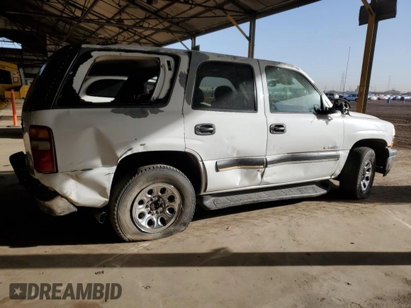 2003 Chevrolet Tahoe LS with VIN 1GNEC13V63R268083, listed as a Copart auction lot 47254585 with 225,816 mi miles and Salvage title. Bid and sale history available at DreamBid. Image 3.