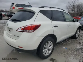 2014 Nissan Murano SV with VIN JN8AZ1MW9EW515036, listed as a Copart auction lot 50730195 with 136,455 mi miles and Salvage Title. Bid and sale history available at carsss.com. Image 3.