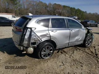 2020 Honda CR-V EX-L with VIN 7FART6H8XLE017703, listed as a Copart auction lot 47798925 with 52,566 mi miles and Salvage title. Bid and sale history available at DreamBid. Image 3.