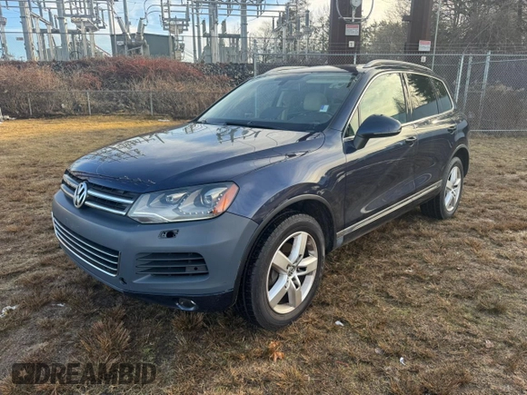 2012 Volkswagen Touareg Exec with VIN WVGEF9BP9CD006682, listed as a Copart auction lot 87463854 with 51,250 mi miles and Clean Title. Bid and sale history available at DreamBid. Image 2.