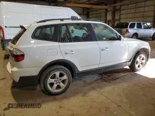 2008 BMW X3 3.0si with VIN WBXPC93468WJ24035, listed as a Copart auction lot 46179645 with 264,916 mi miles and Salvage Title. Bid and sale history available at carsss.com. Image 3.