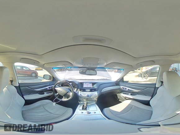 2016 Infiniti Q70 z VIN JN1BY1AP0GM220179, wystawiony jako Copart lot #54129215 z przebiegiem 117 759 mil mil oraz Szkoda całkowita • Salvage title. Historia ofert i sprzedaży dostępna na DreamBid. Obrazek 14.