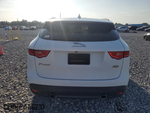 2018 Jaguar F-Pace 25t Premium with VIN SADCJ2FX4JA322196, listed as a Copart auction lot 55991655 with 78,694 mi miles and Salvage title. Bid and sale history available at DreamBid. Image 6.