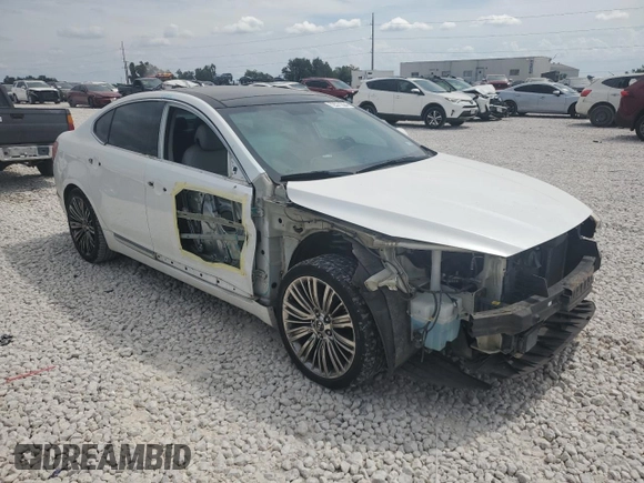 2015 Kia Cadenza Premium with VIN KNALN4D7XF5168752, listed as a Copart auction lot 72571304 with 126,667 mi miles and Salvage Title. Bid and sale history available at carsss.com. Image 4.