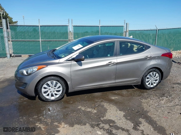 2012 Hyundai Elantra GLS with VIN 5NPDH4AEXCH067658, listed as a IAAI auction lot 41824531 with 61,204 mi miles. Bid and sale history available at carsss.com. Image 14.