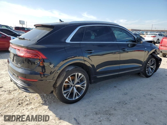 2021 Audi Q8 Premium Plus z VIN WA1EVAF14MD012478, wystawiony jako Copart lot #87071414 z przebiegiem 47 721 mil mil oraz Szkody całkowita. Historia ofert i sprzedaży dostępna na DreamBid. Obrazek 3.