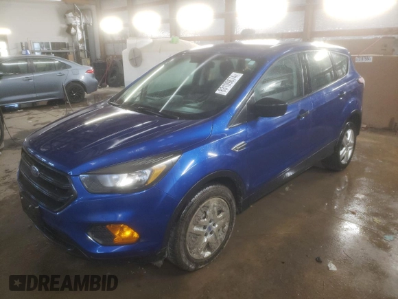 2018 Ford Escape S z VIN 1FMCU0F79JUB06376, wystawiony jako Copart lot #83109674 z przebiegiem 48 953 mil mil oraz Szkoda całkowita • Salvage title. Historia ofert i sprzedaży dostępna na DreamBid. Obrazek 1.
