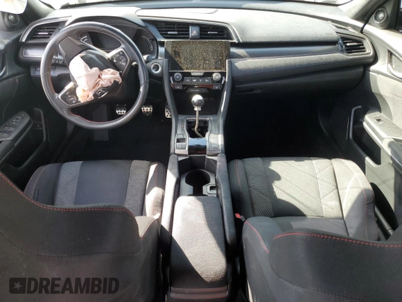2018 Honda Civic Si with VIN 2HGFC1E50JH700689, listed as a Copart auction lot 50030115 with 127,041 mi miles and Salvage Title. Bid and sale history available at DreamBid. Image 8.