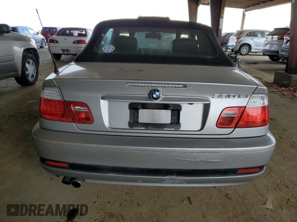 2006 BMW 3 Series 330Ci with VIN WBABW534X6PZ39236, listed as a Copart auction lot 43354265 with 185,376 mi miles and Salvage Title. Bid and sale history available at carsss.com. Image 6.