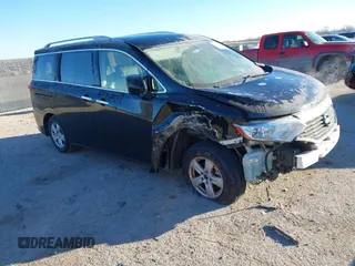 2017 Nissan Quest SV with VIN JN8AE2KP5H9169972, listed as a IAAI auction lot 41412352 with 143,327 mi miles. Bid and sale history available at carsss.com. Image 1.