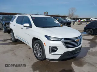 2023 Chevrolet Traverse Premier with VIN 1GNERKKW7PJ276518, listed as a IAAI auction lot 41860600 with 25,529 mi miles and . Bid and sale history available at DreamBid. Image 1.