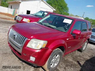 2008 Mercury Mariner Premier with VIN 4M2CU87158KJ35712, listed as a IAAI auction lot 41989996 with 1 mi miles. Bid and sale history available at carsss.com. Image 2.