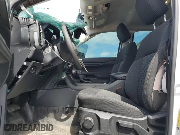 2024 Ford Ranger XL with VIN 1FTER4PH3RLE48663, listed as a Copart auction lot 55063265 with 10,666 mi miles and Salvage title. Bid and sale history available at DreamBid. Image 7.