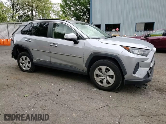 2019 Toyota RAV4 LE with VIN JTMG1RFV4KD004180, listed as a Copart auction lot 57127095 with 71,454 mi miles and Salvage title. Bid and sale history available at DreamBid. Image 14.