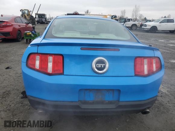 2010 Ford Mustang GT with VIN 1ZVBP8CH8A5173058, listed as a Copart auction lot 44404445 with 75,957 mi miles and Salvage Title. Bid and sale history available at carsss.com. Image 6.