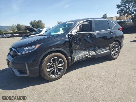 2020 Honda CR-V EX with VIN 5J6RW1H5XLA012810, listed as a Copart auction lot 49812455 with 85,987 mi miles and Salvage Title. Bid and sale history available at carsss.com. Image 1.
