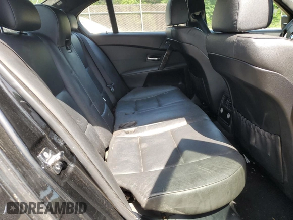 2005 BMW 5 Series 530i z VIN WBANA73515B817408, wystawiony jako Copart lot #57247795 z przebiegiem 201 440 mil mil oraz Szkoda całkowita • Salvage title. Historia ofert i sprzedaży dostępna na DreamBid. Obrazek 10.