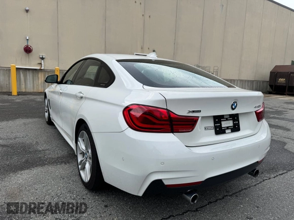 2019 BMW 4 Series 440i xDrive with VIN WBA4J7C54KBM74665, listed as a Copart auction lot 54988385 with 75,103 mi miles and Clean Title. Bid and sale history available at carsss.com. Image 3.