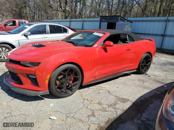 2017 Chevrolet Camaro 1SS with VIN 1G1FF3D78H0181676, listed as a Copart auction lot 48182635 with 161,734 mi miles and Clean Title. Bid and sale history available at carsss.com. Image 1.