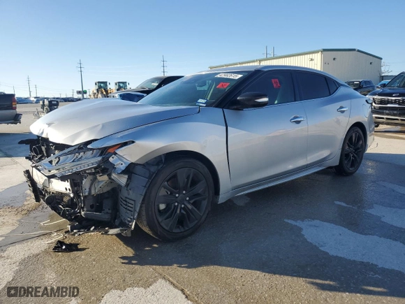 2021 Nissan Maxima SV with VIN 1N4AA6CV2MC504085, listed as a Copart auction lot 42982615 with 78,035 mi miles and Salvage Title. Bid and sale history available at carsss.com. Image 1.