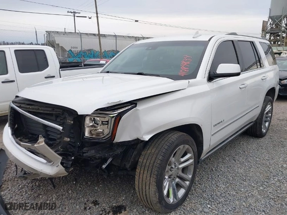 2017 GMC Yukon Denali with VIN 1GKS2CKJ3HR170889, listed as a IAAI auction lot 41384834 with 107,930 mi miles. Bid and sale history available at carsss.com. Image 2.
