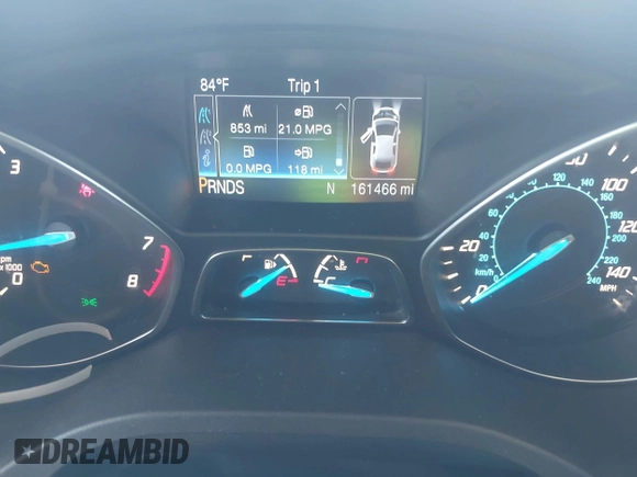 2015 Ford Escape Titanium with VIN 1FMCU0J92FUA20469, listed as a IAAI auction lot 42510293 with 161,466 mi miles and . Bid and sale history available at DreamBid. Image 7.