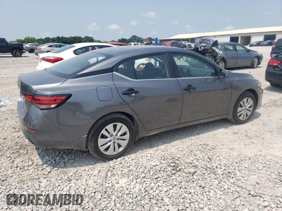 2025 Nissan Sentra S with VIN 3N1AB8BV8SY232217, listed as a Copart auction lot 59198465 with 1,859 mi miles and Salvage title. Bid and sale history available at DreamBid. Image 3.