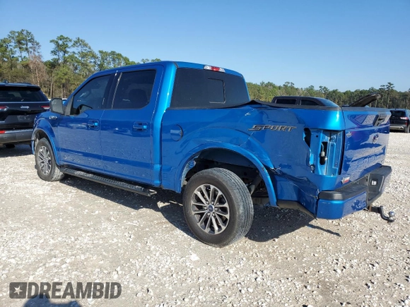 2019 Ford F-150 XL with VIN 1FTEW1C47KKE60384, listed as a Copart auction lot 85578354 with 89,625 mi miles and Salvage Title. Bid and sale history available at DreamBid. Image 2.