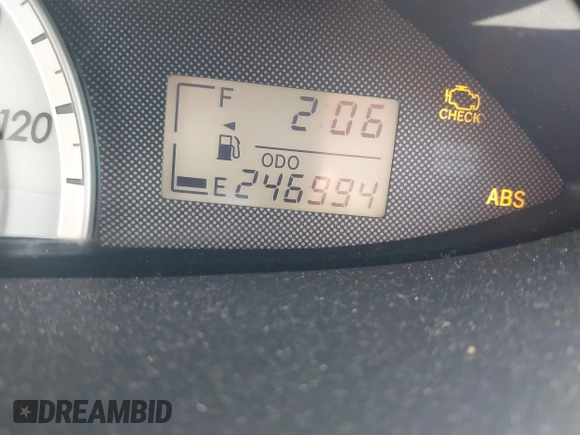2008 Toyota Yaris with VIN JTDBT923184018720, listed as a IAAI auction lot 42038762 with 246,994 mi miles. Bid and sale history available at carsss.com. Image 16.