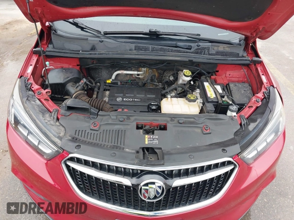 2017 Buick Encore Essence with VIN KL4CJGSB8HB072317, listed as a IAAI auction lot 41497748 with 40,179 mi miles and . Bid and sale history available at carsss.com. Image 10.