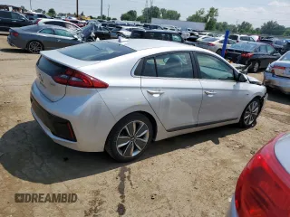 2018 Hyundai Ioniq Limited with VIN KMHC85LCXJU071785, listed as a Copart auction lot 63737715 with 73,002 mi miles and Clean title. Bid and sale history available at DreamBid. Image 3.