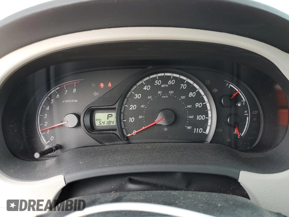 2012 Toyota Sienna LE AAS with VIN 5TDKK3DC8CS224045, listed as a Copart auction lot 54442985 with 54,184 mi miles and Salvage Title. Bid and sale history available at DreamBid. Image 9.