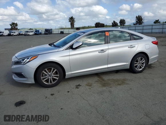 2017 Hyundai Sonata 2.4L with VIN 5NPE24AF4HH572164, listed as a Copart auction lot 50996045 with 99,418 mi miles and Salvage Title. Bid and sale history available at carsss.com. Image 1.