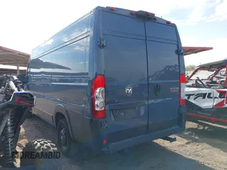 2020 Ram ProMaster Cargo with VIN 3C6URVJGXLE108421, listed as a IAAI auction lot 41892426 with 133,169 mi miles. Bid and sale history available at carsss.com. Image 3.