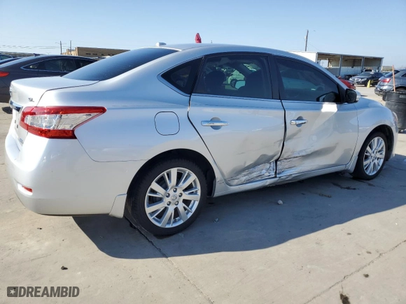 2014 Nissan Sentra SV with VIN 3N1AB7AP6EY307756, listed as a Copart auction lot 44066695 with 44,098 mi miles and Clean Title. Bid and sale history available at carsss.com. Image 3.