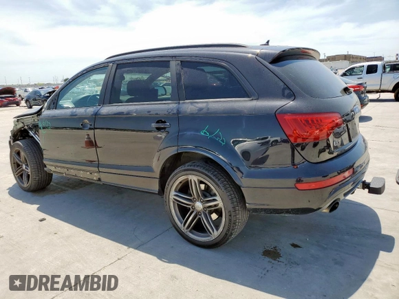 2014 Audi Q7 S line Prestige z VIN WA1DGAFE5ED002505, wystawiony jako Copart lot #56733525 z przebiegiem 102 409 mil mil oraz Szkoda całkowita • Salvage title. Historia ofert i sprzedaży dostępna na DreamBid. Obrazek 2.