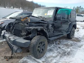 2017 Jeep Wrangler Unlimited Sport with VIN 1C4BJWDG1HL559261, listed as a IAAI auction lot 41367792 with 96,284 mi miles. Bid and sale history available at carsss.com. Image 21.