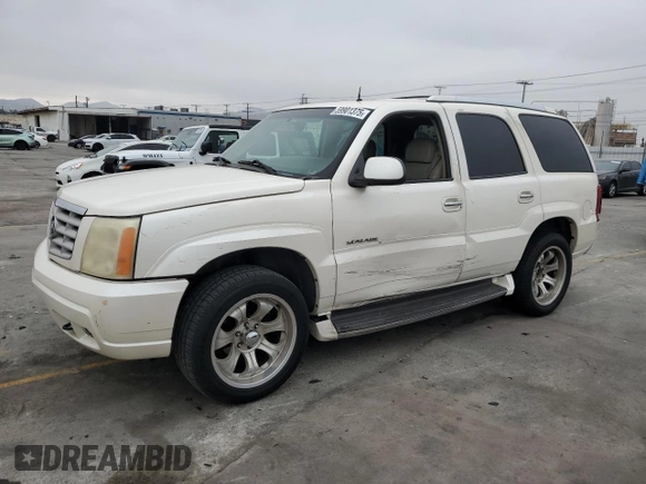 2002 Cadillac Escalade with VIN 1GYEK63N22R155121, listed as a Copart auction lot 59901375 with 159,412 mi miles and Salvage title. Bid and sale history available at DreamBid. Image 1.