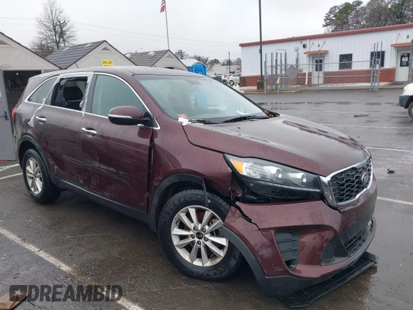 2020 Kia Sorento LX with VIN 5XYPG4A5XLG615276, listed as a IAAI auction lot 38376505 with 111,781 mi miles and . Bid and sale history available at DreamBid. Image 13.