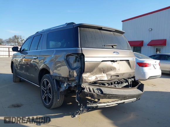 2019 Ford Expedition Max Limited with VIN 1FMJK1KTXKEA75351, listed as a IAAI auction lot 41620986 with 91,281 mi miles and . Bid and sale history available at DreamBid. Image 3.