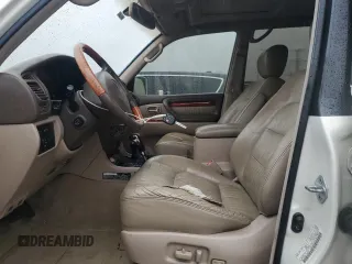 2000 Lexus LX 470 z VIN JT6HT00WXY0120728, wystawiony jako Copart lot #59509515 z przebiegiem 360 131 mil mil oraz Czysty tytuł • Clean title. Historia ofert i sprzedaży dostępna na DreamBid. Obrazek 7.