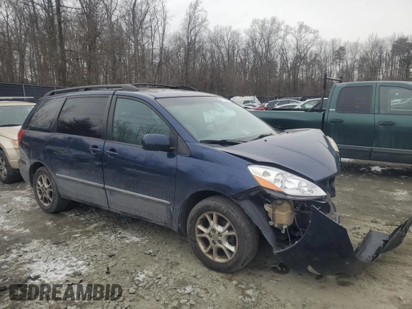 2006 Toyota Sienna XLE with VIN 5TDBA22C16S066068, listed as a Copart auction lot 41992545 with 251,076 mi miles and Salvage Title. Bid and sale history available at carsss.com. Image 4.