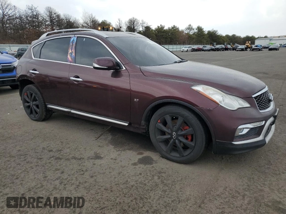 2017 Infiniti QX50 with VIN JN1BJ0RR2HM408076, listed as a Copart auction lot 45989565 with Not Provided miles and Salvage Title. Bid and sale history available at DreamBid. Image 4.